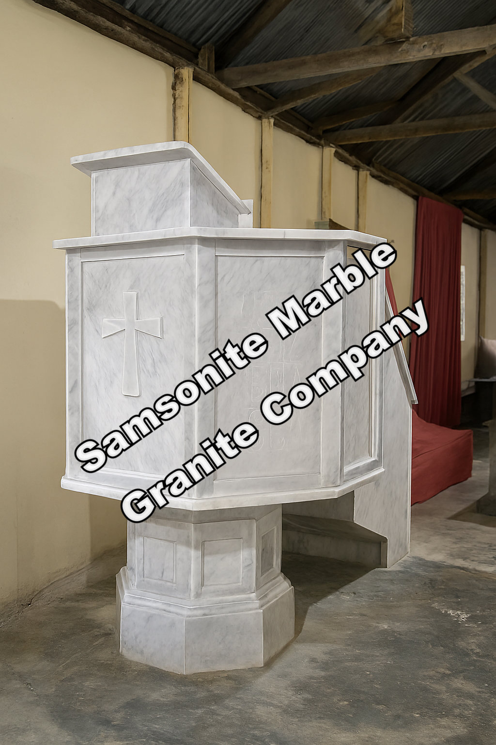 Grave Tomb Stone side view